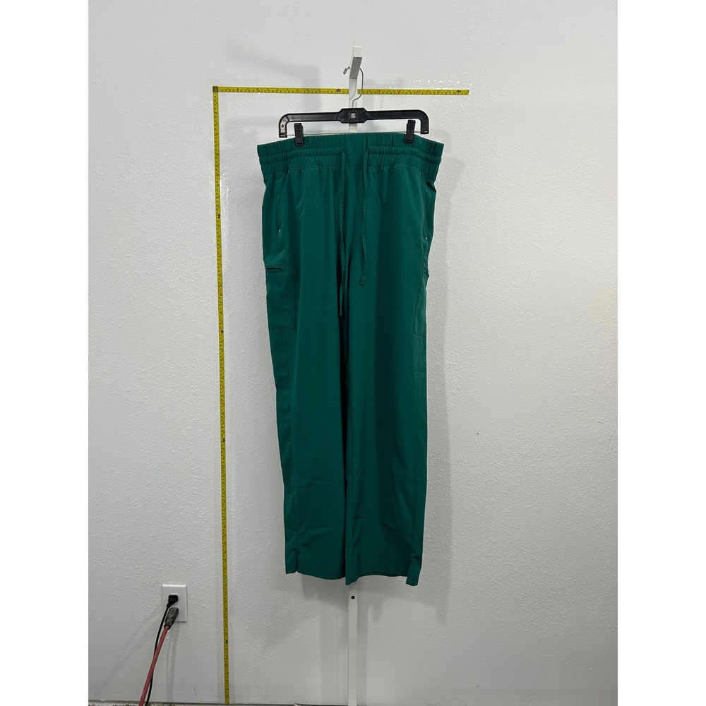Easy Stretch by Butter-Soft Scrub Pants XL‎ Hunter Green Cargo Drawstring BU4232